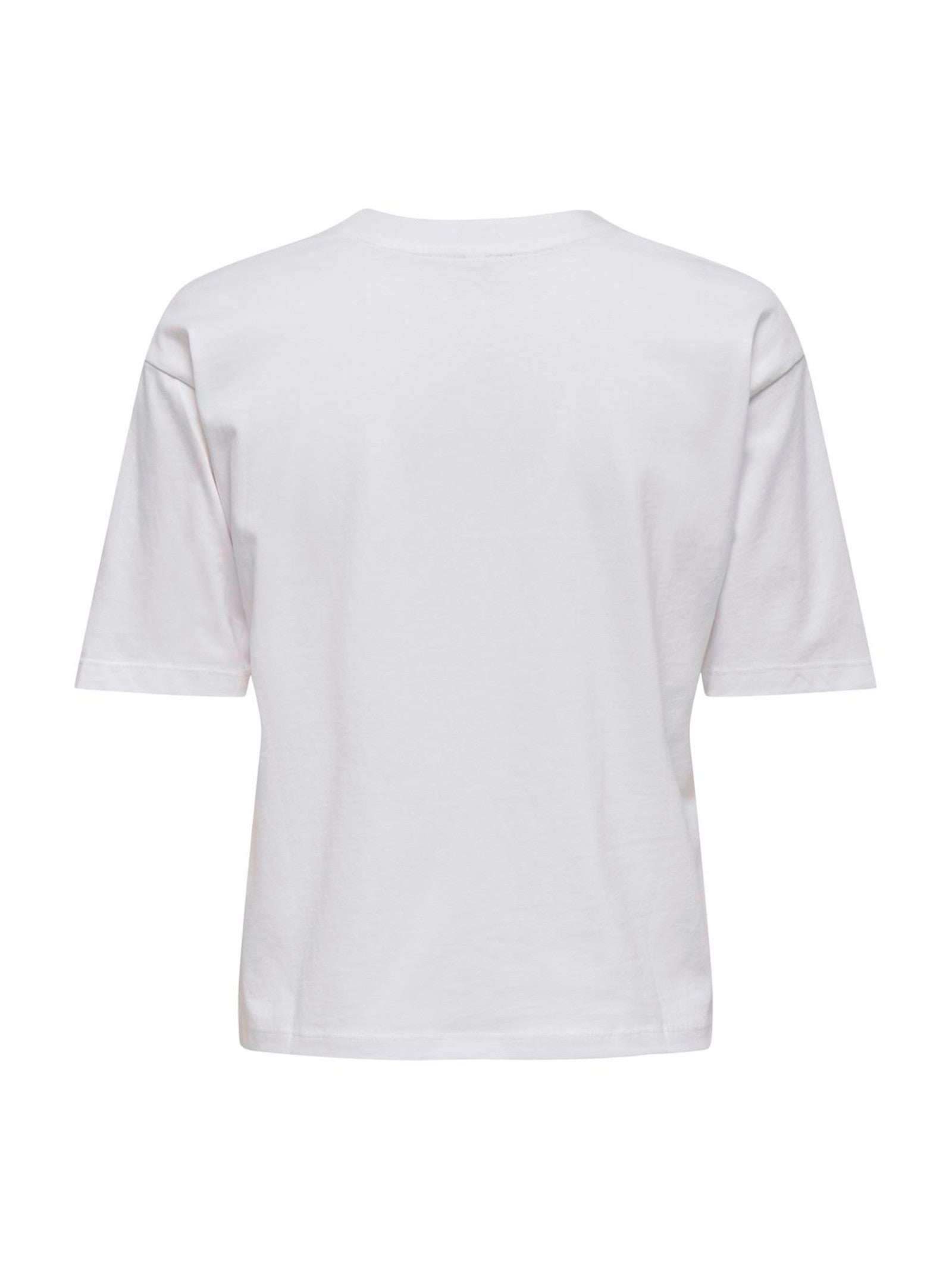 T-shirt Only Rhine Bianco strass 15368901 /Bright White ONLY 