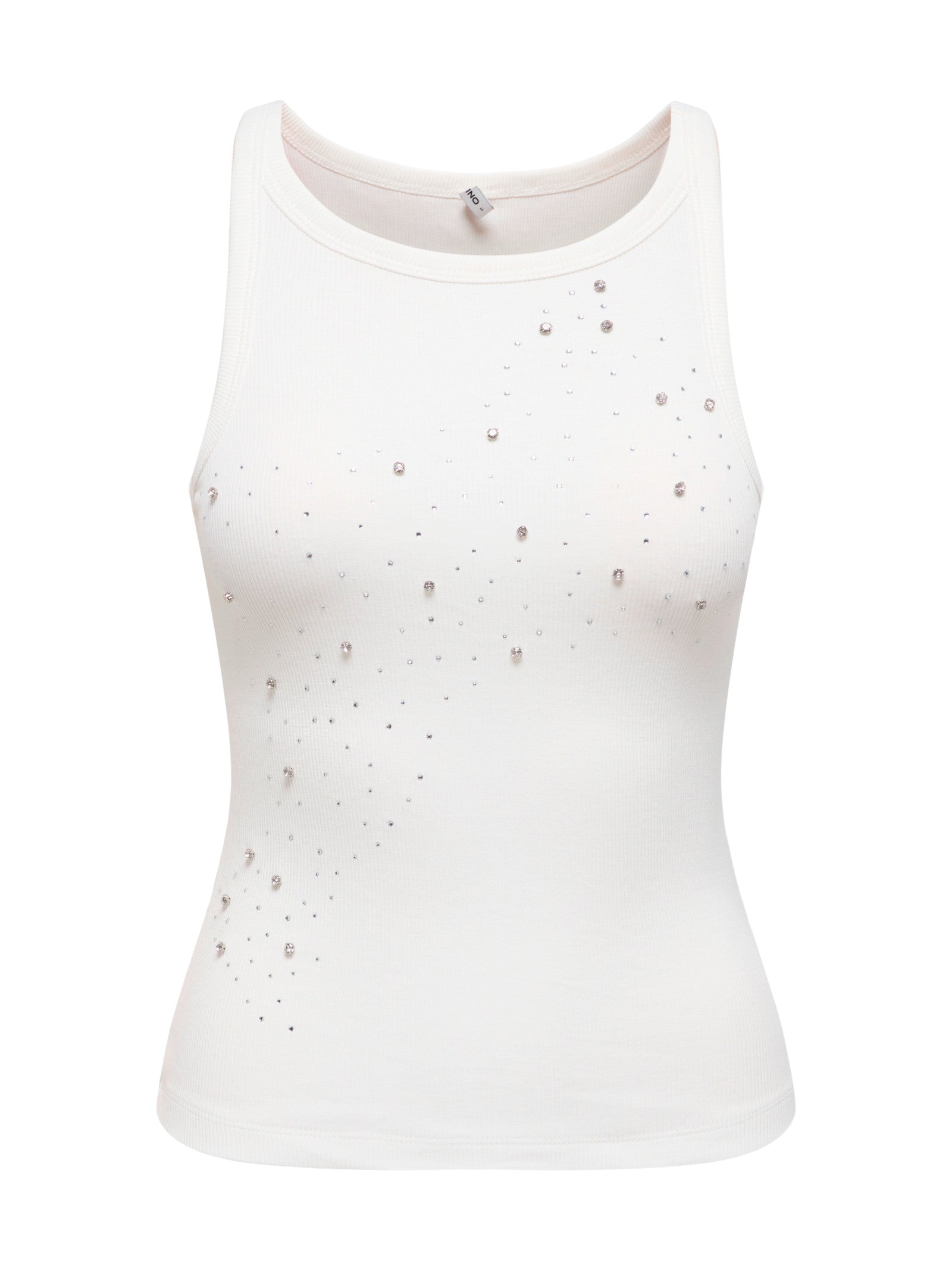 Top Only Filiz Bianco strass 15368917 /Cloud Dancer ONLY 
