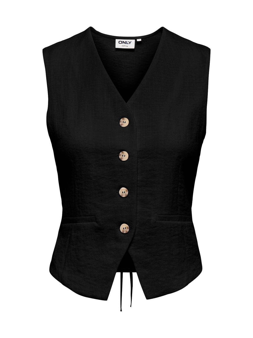 Gilet Only Nero Lita con scollo a V 15370277 /Black ONLY 