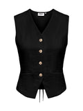 Gilet Only Nero Lita con scollo a V 15370277 /Black ONLY 