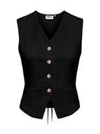 Gilet Only Nero Lita con scollo a V 15370277 /Black ONLY 