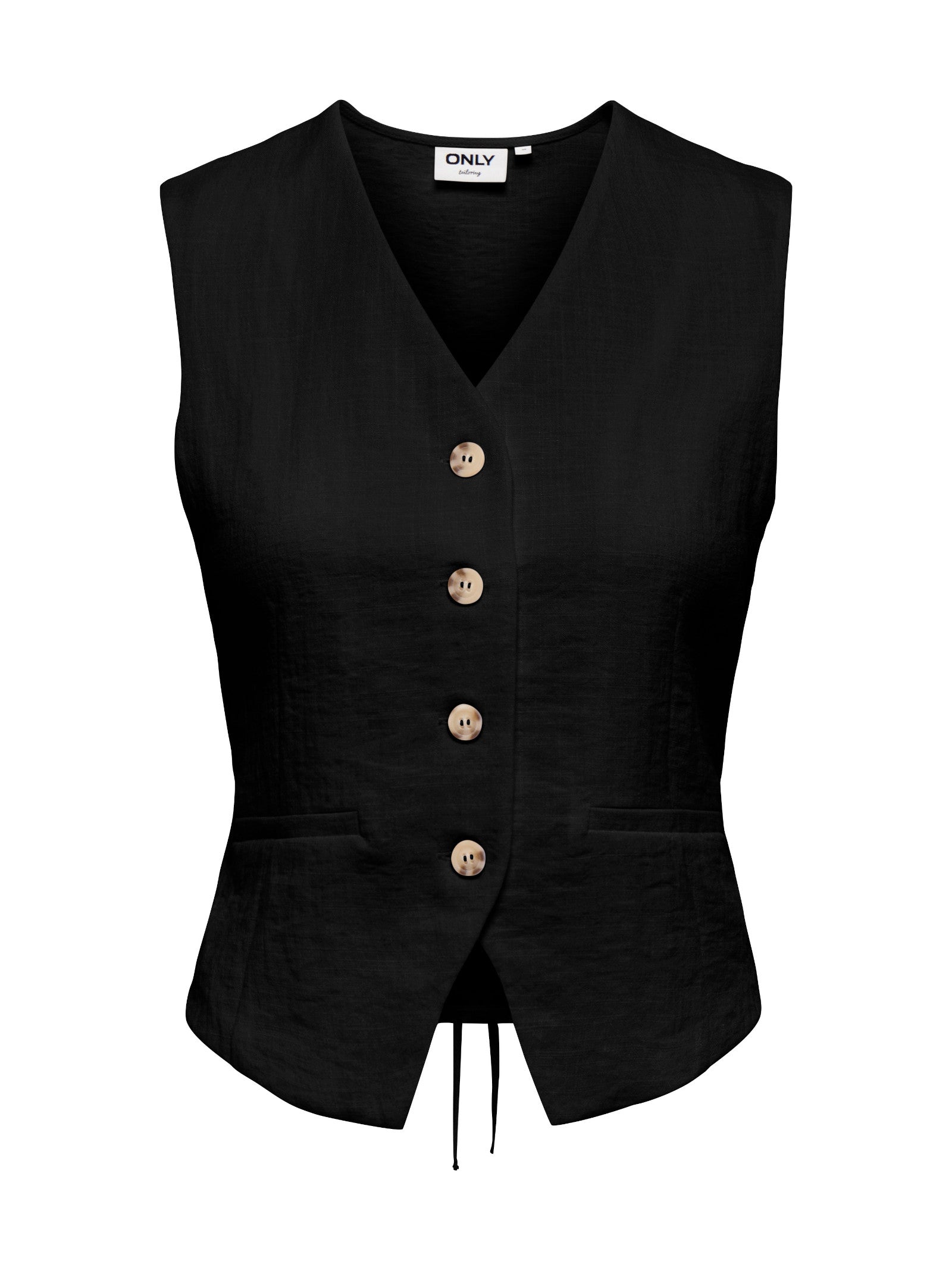 Gilet Only Nero Lita con scollo a V 15370277 /Black ONLY 