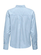 Camicia Only Lara Celeste a righe 15370801 /Cashmere Blue ONLY 