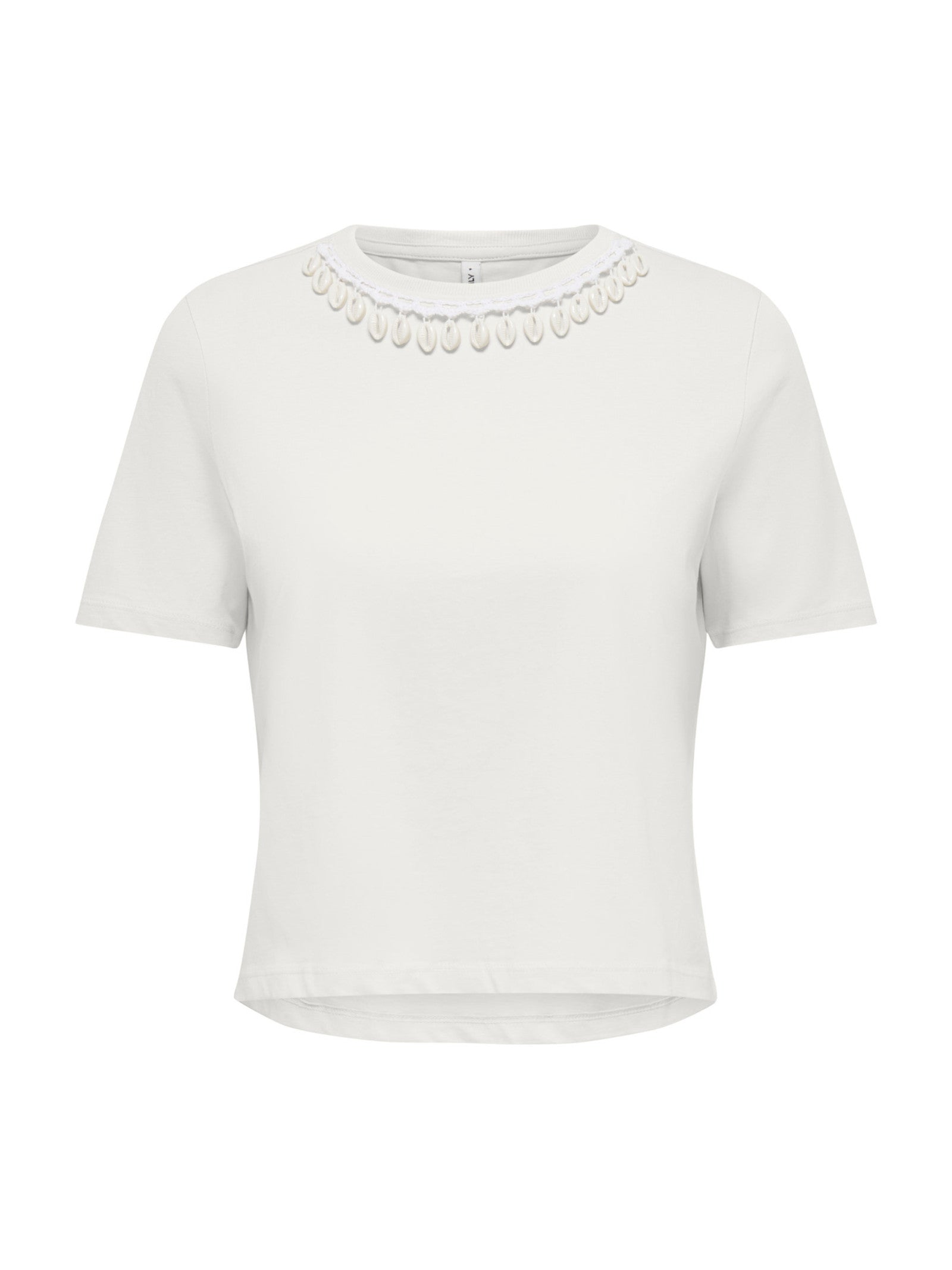T-shirt Only Bianco Livy conchiglie 15372088 /Cloud Dancer ONLY 