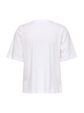T-shirt Only Bianco Susan stampa 15372179 /Pulse Bright White ONLY 