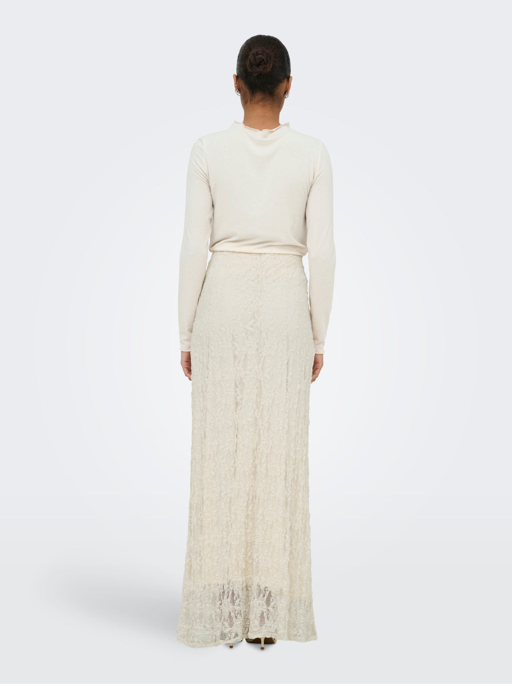 Gonna Only Albina Panna con pizzo 15372797 /Birch ONLY 