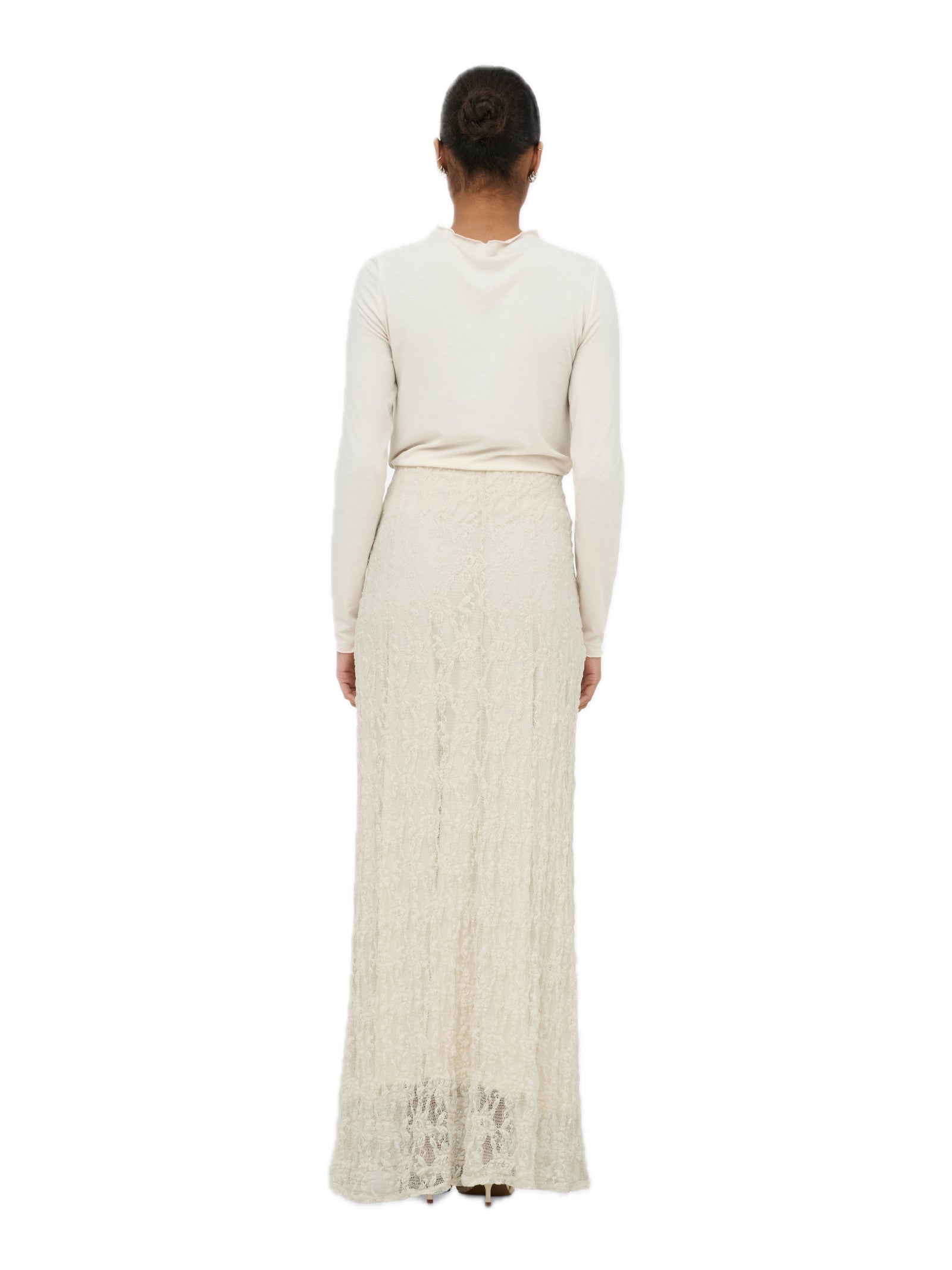 Gonna Only Albina Panna con pizzo 15372797 /Birch ONLY 