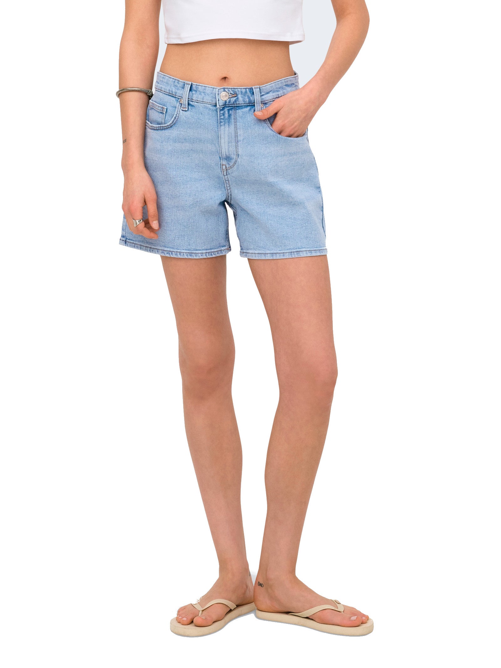 Shorts Only Light Blue Phine stretch 15372986 /Light Blue Denim ONLY 