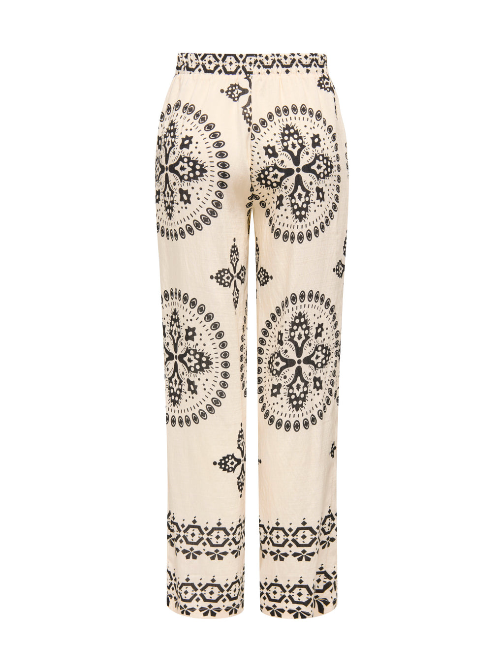 Pantalone Only Panna Nero Izzy fantasia 15373614 /Black Cloud Dancer ONLY 
