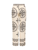 Pantalone Only Panna Nero Izzy fantasia 15373614 /Black Cloud Dancer ONLY 