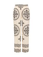 Pantalone Only Panna Nero Izzy fantasia 15373614 /Black Cloud Dancer ONLY 