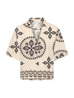 Camicia Only Panna Nero Izzy fantasia 15373618 /Black Cloud Dancer ONLY 