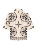 Camicia Only Panna Nero Izzy fantasia 15373618 /Black Cloud Dancer ONLY 