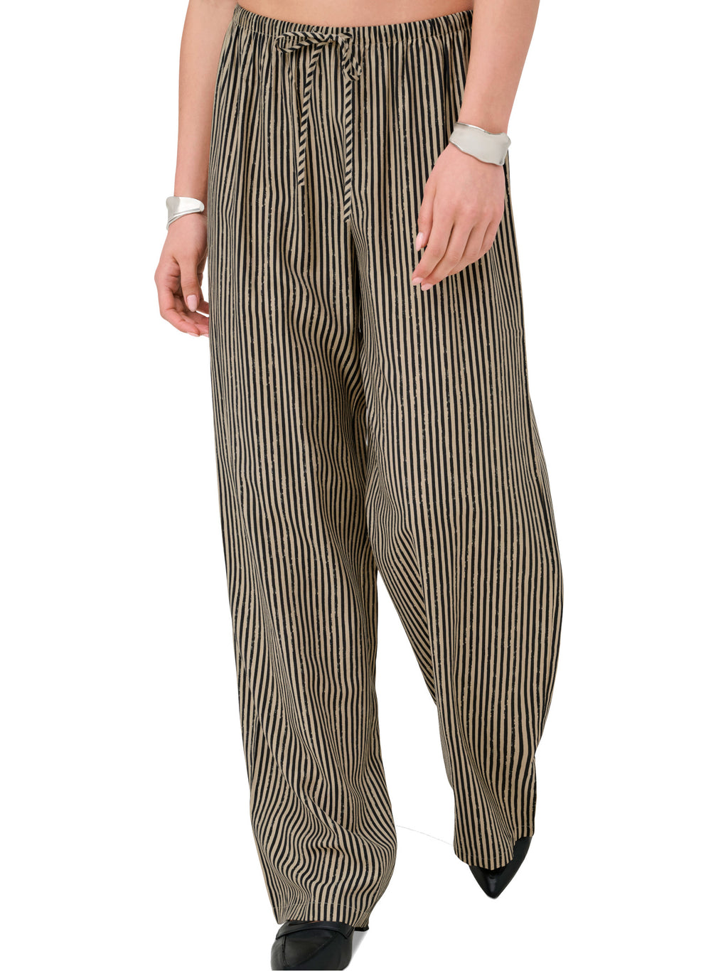 Pantalone Only Beige a palazzo 15374870 /Black ONLY 
