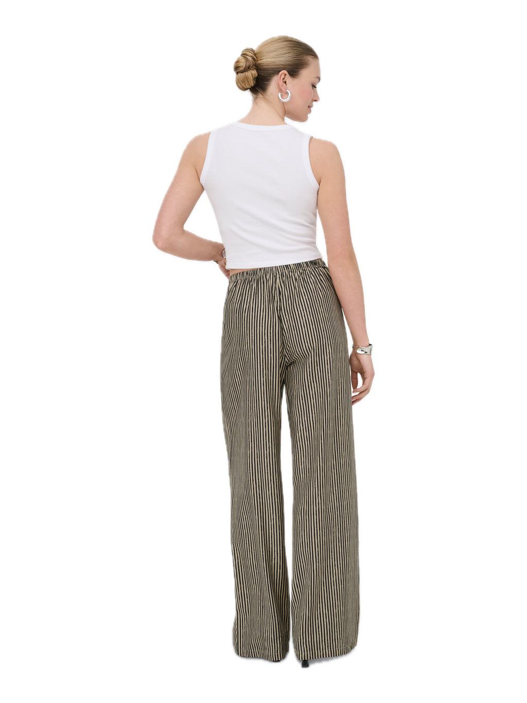 Pantalone Only Beige a palazzo 15374870 /Black ONLY 