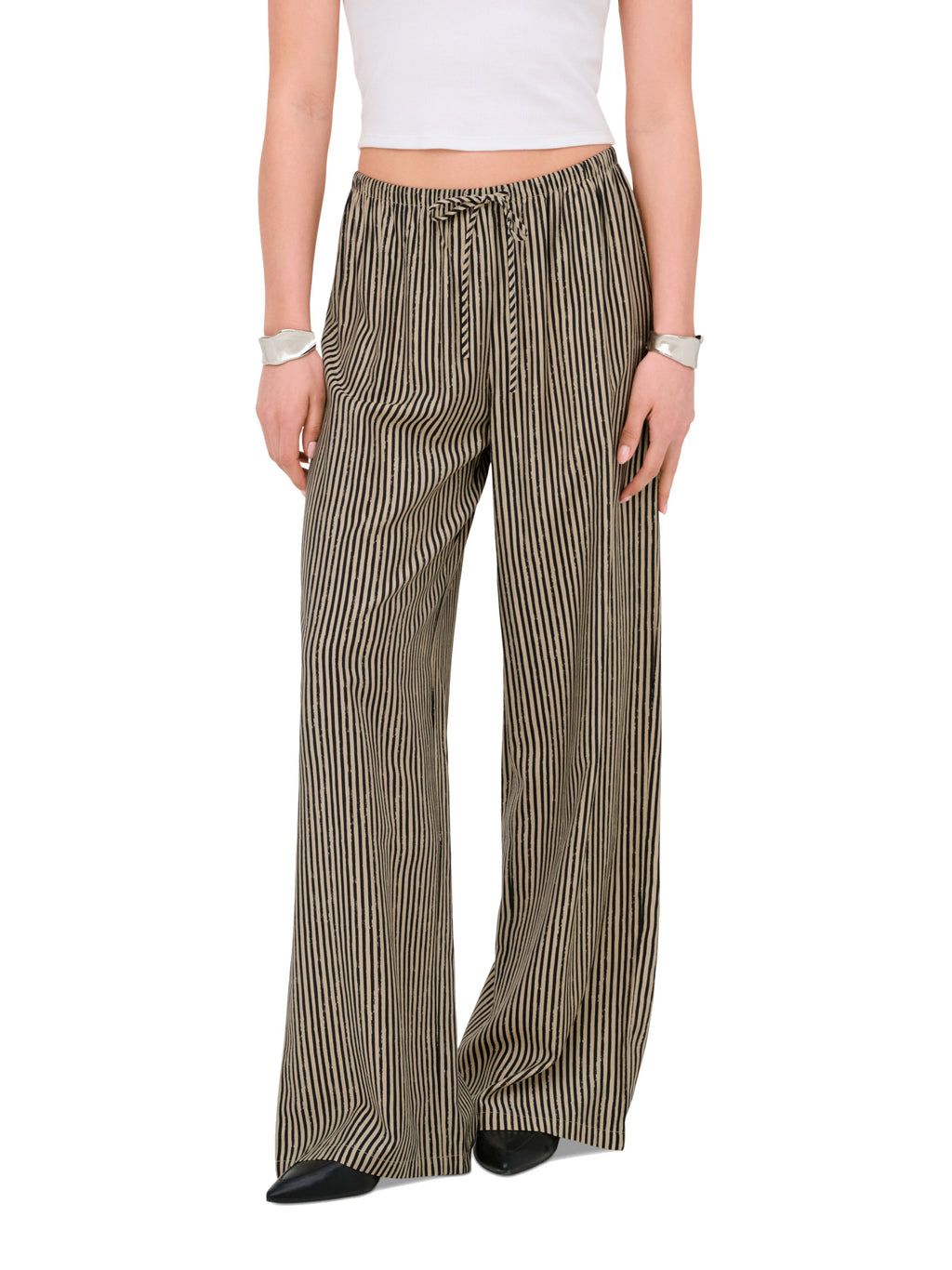 Pantalone Only Beige a palazzo 15374870 /Black ONLY 
