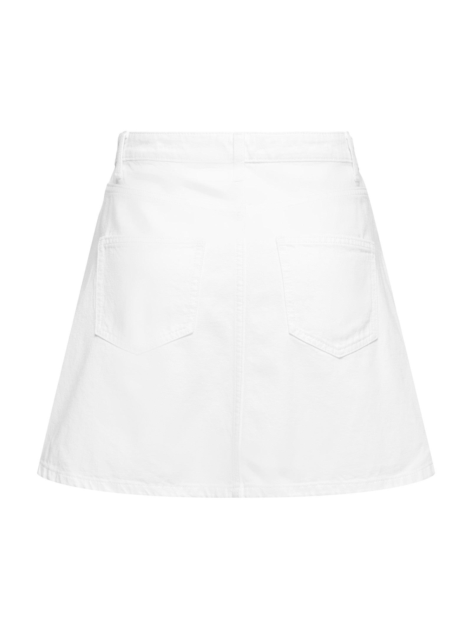 Gonna mini Only Bianco in denim 15374900 /White Denim ONLY 