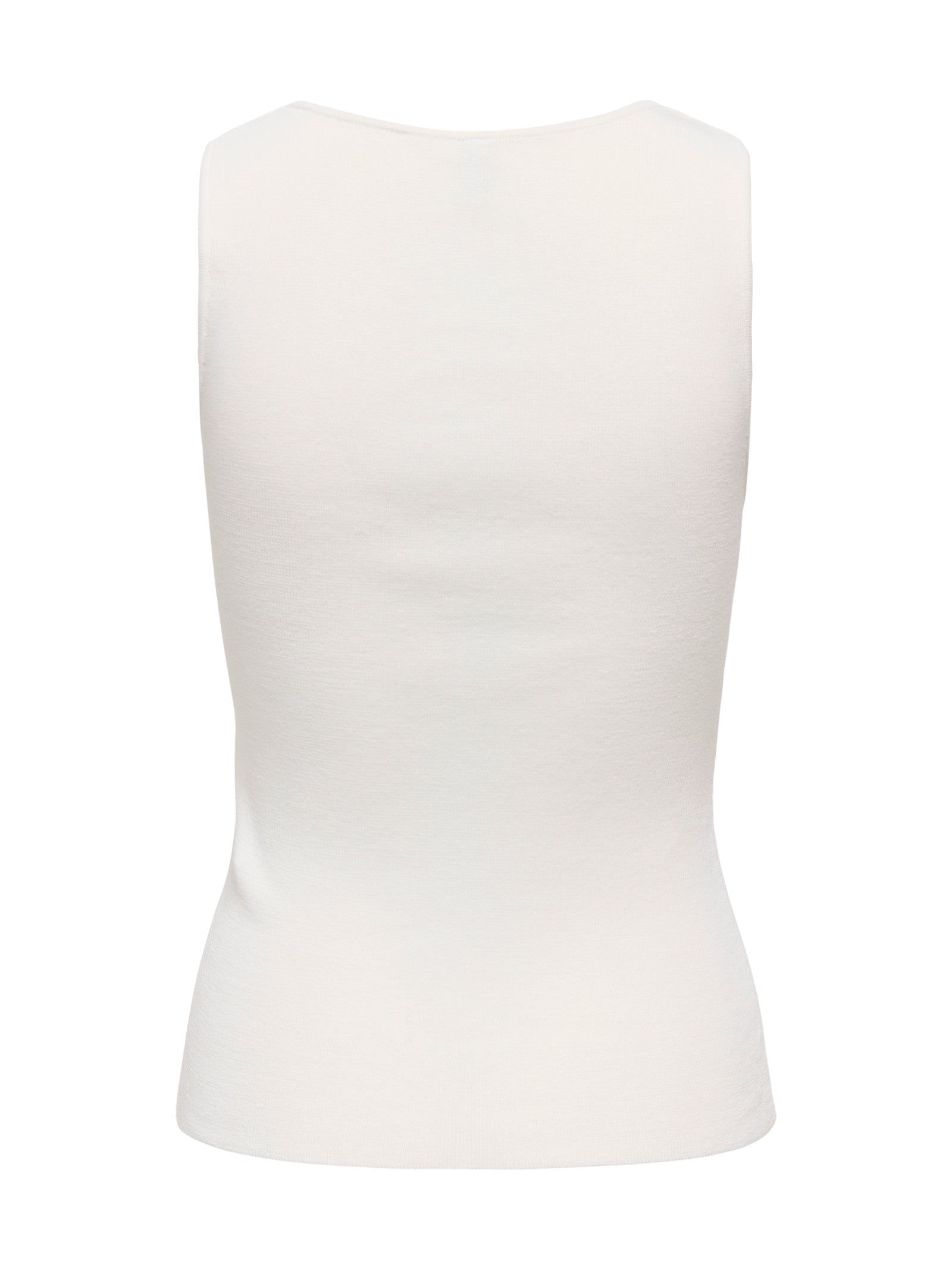 Top Only Bianco Golden scollo a U 15375090 /White ONLY 