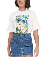 T-shirt Only Bianco Vega amalfi 15375753 /Amalfi Cloud Dancer ONLY 