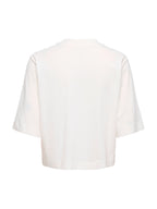 T-shirt Only Bianco Vega amalfi 15375753 /Amalfi Cloud Dancer ONLY 