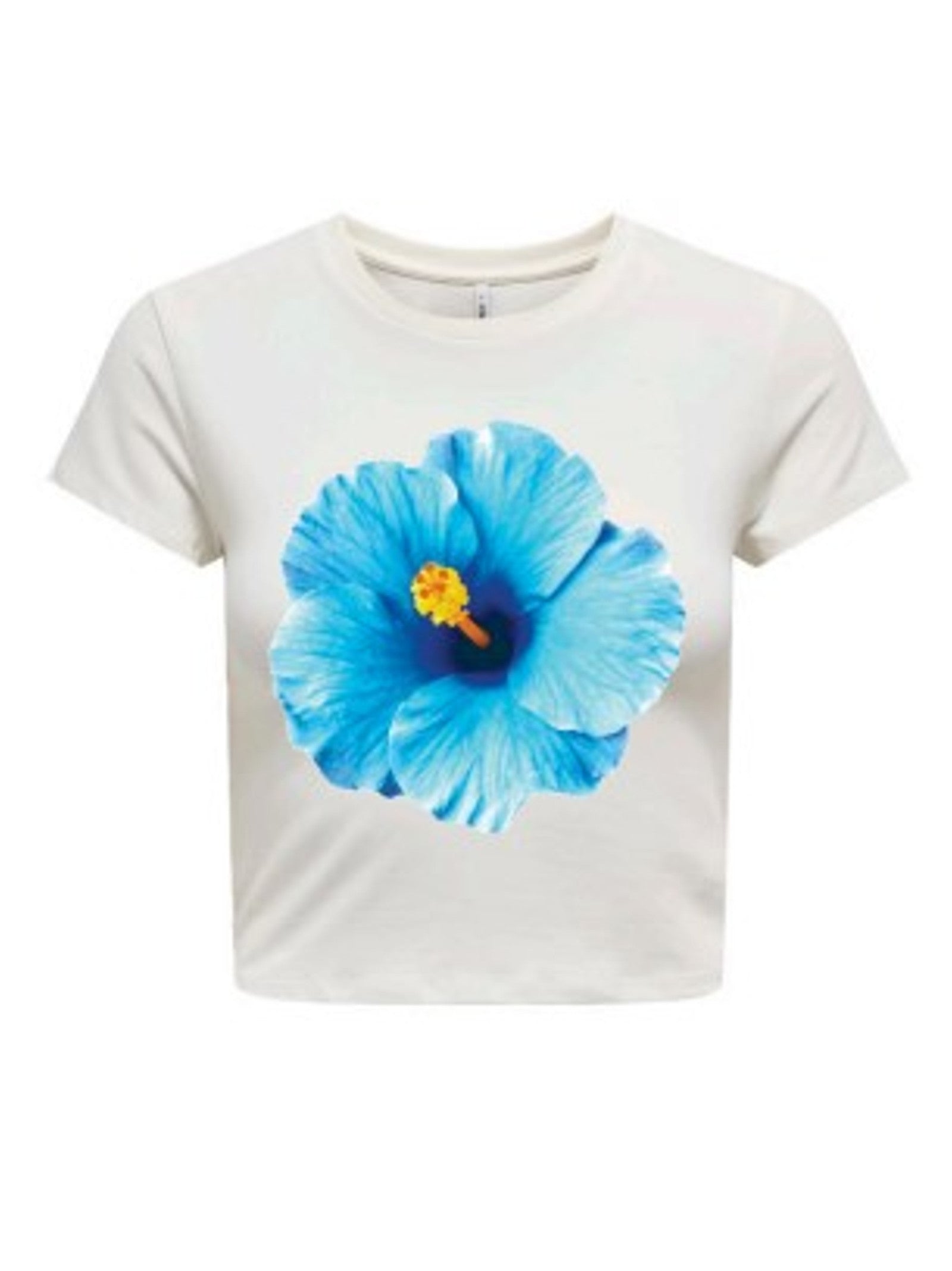 T-shirt Only Bianco blu Princess fiore 15375782 /Blue Cloud Dancer ONLY 