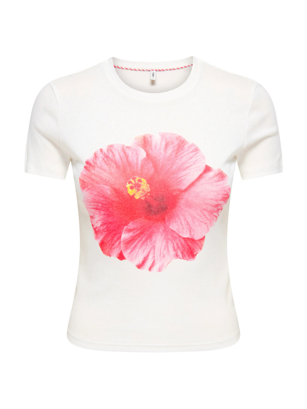 T-shirt Only Bianco rosa Princess fiore 15375782 /Pink Cloud Dancer ONLY 