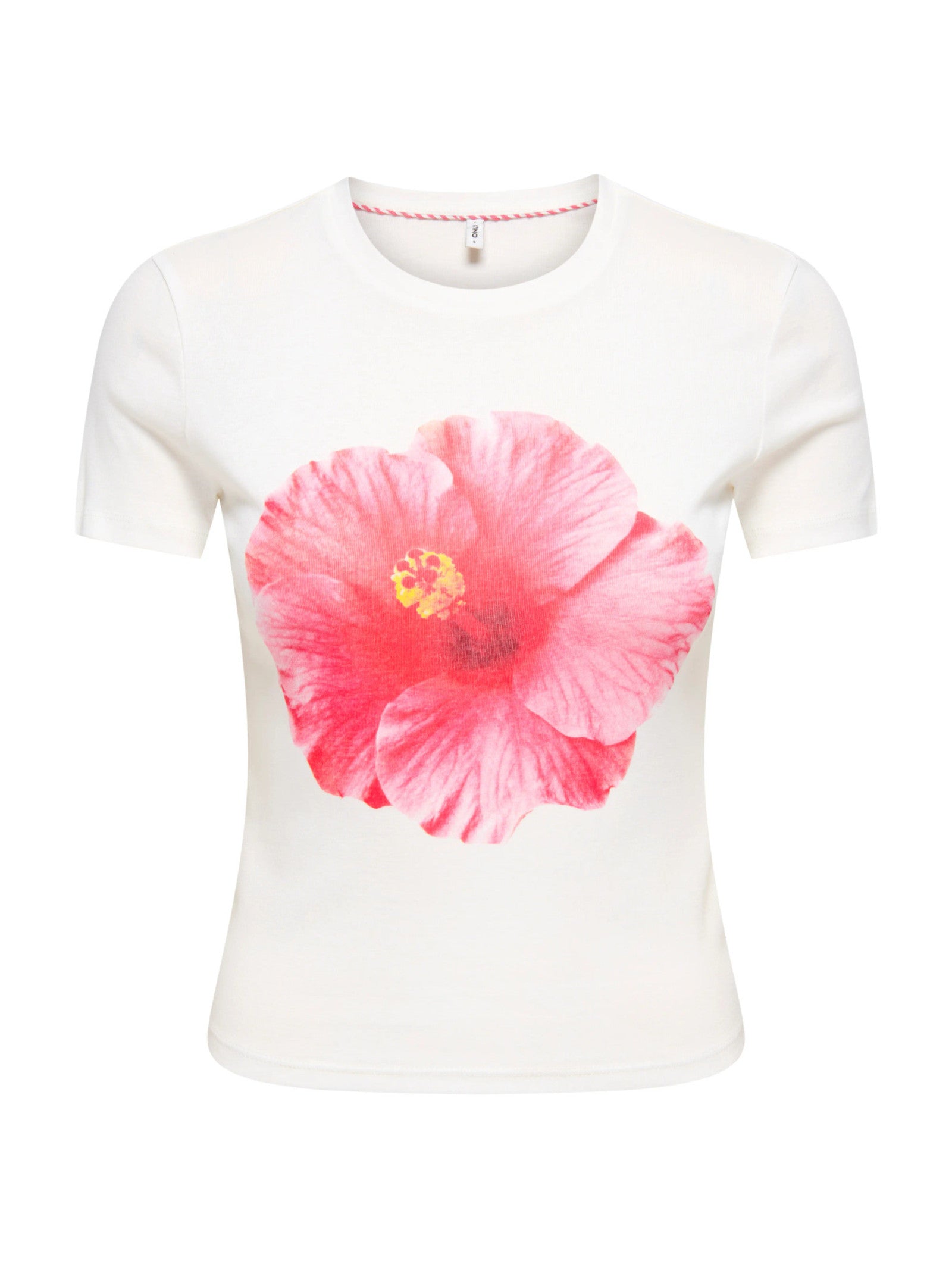 T-shirt Only Bianco rosa Princess fiore 15375782 /Pink Cloud Dancer ONLY 