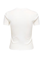 T-shirt Only Bianco rosa Princess fiore 15375782 /Pink Cloud Dancer ONLY 