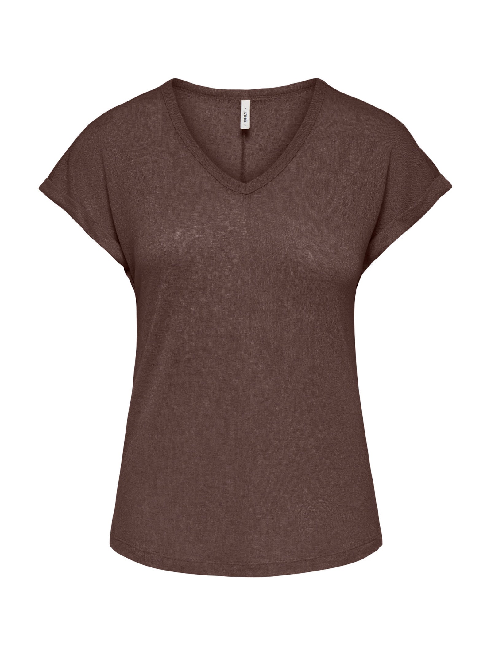 T-shirt Only Marrone Dalila scollo a V 15376094 /Chocolate Martini ONLY 