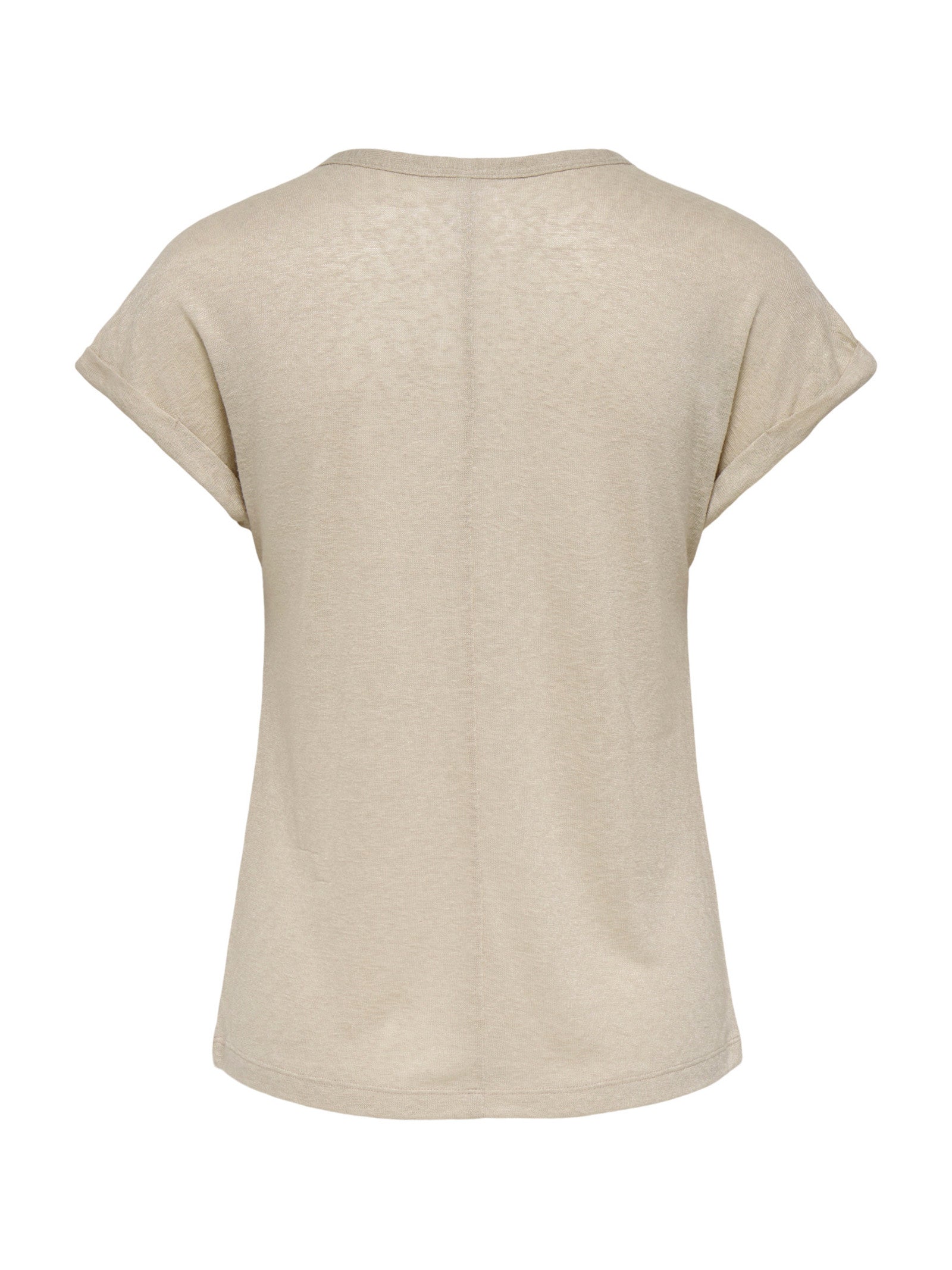 T-shirt Only Beige Dalila scollo a V 15376094 /Humus ONLY 