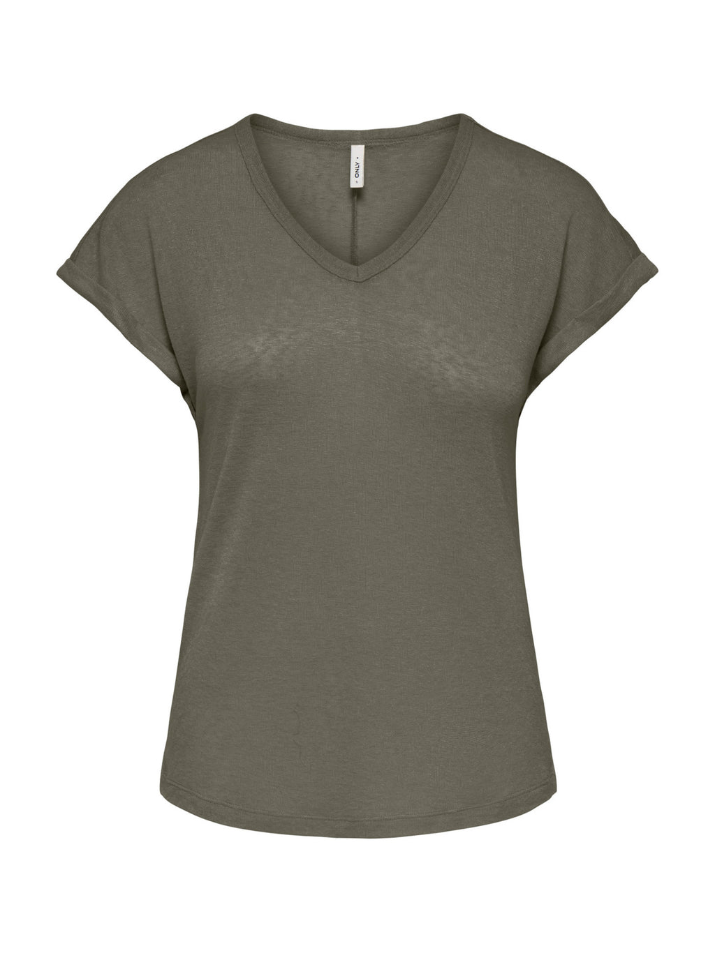 T-shirt Only Verde Dalila scollo a V 15376094 /Smokey Olive ONLY 