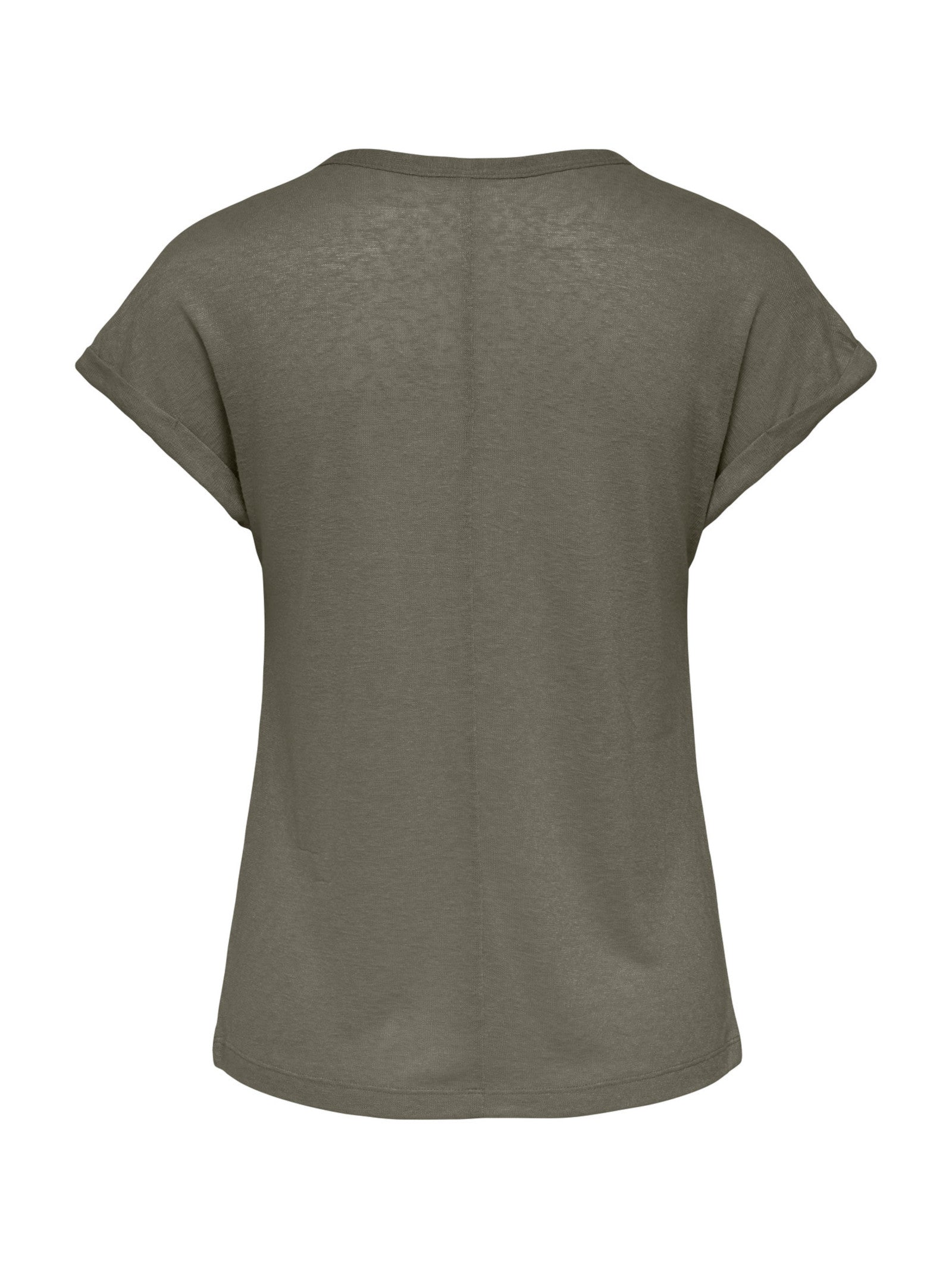 T-shirt Only Verde Dalila scollo a V 15376094 /Smokey Olive ONLY 