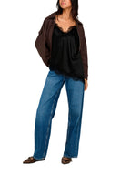 Top Only Bella Nero in satin 15380522 /Black ONLY 