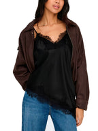 Top Only Bella Nero in satin 15380522 /Black ONLY 