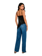Top Only Bella Nero in satin 15380522 /Black ONLY 