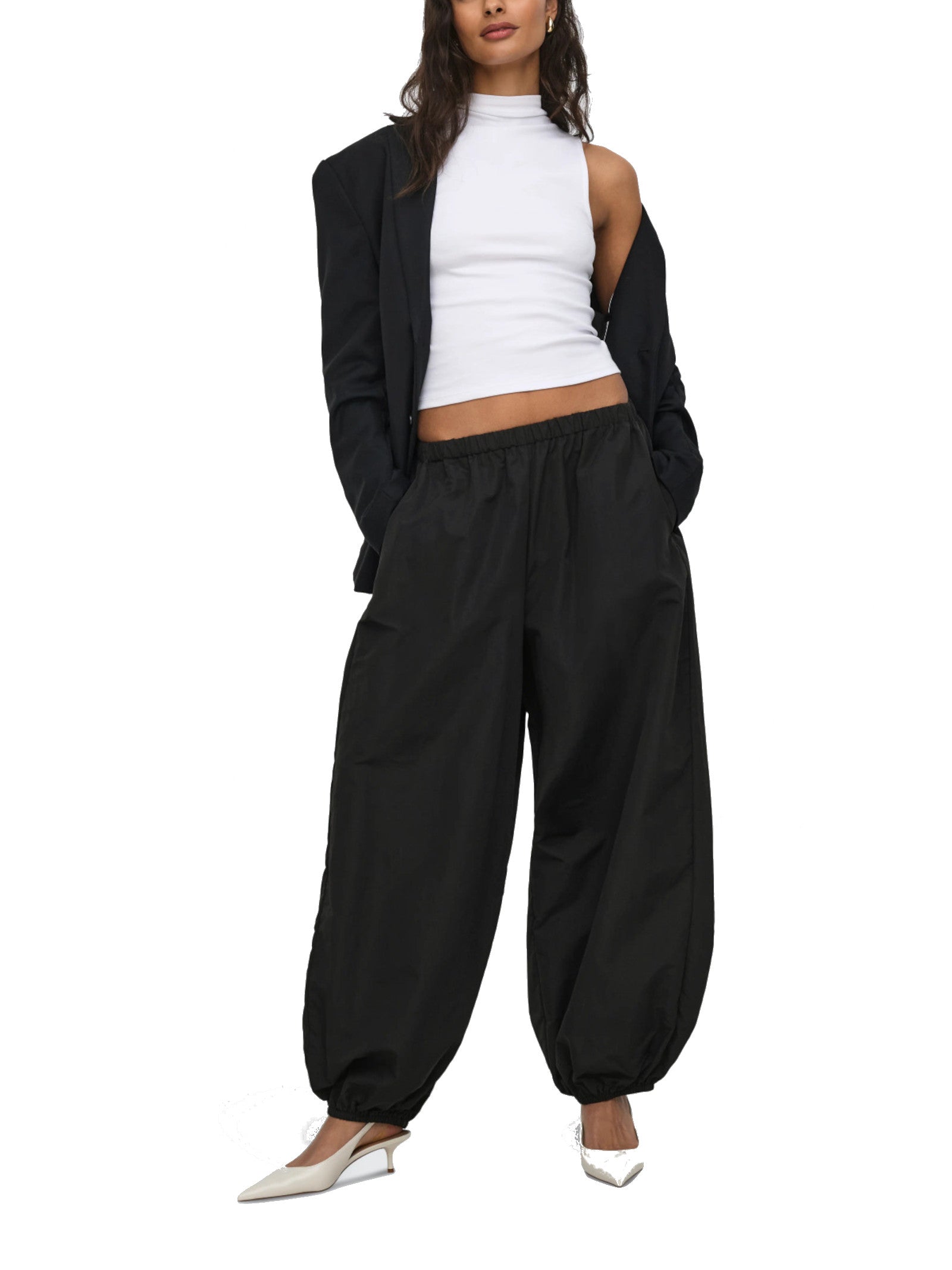 Pantaloni Only Nero Azra ballon fit 15380739 /Black ONLY 