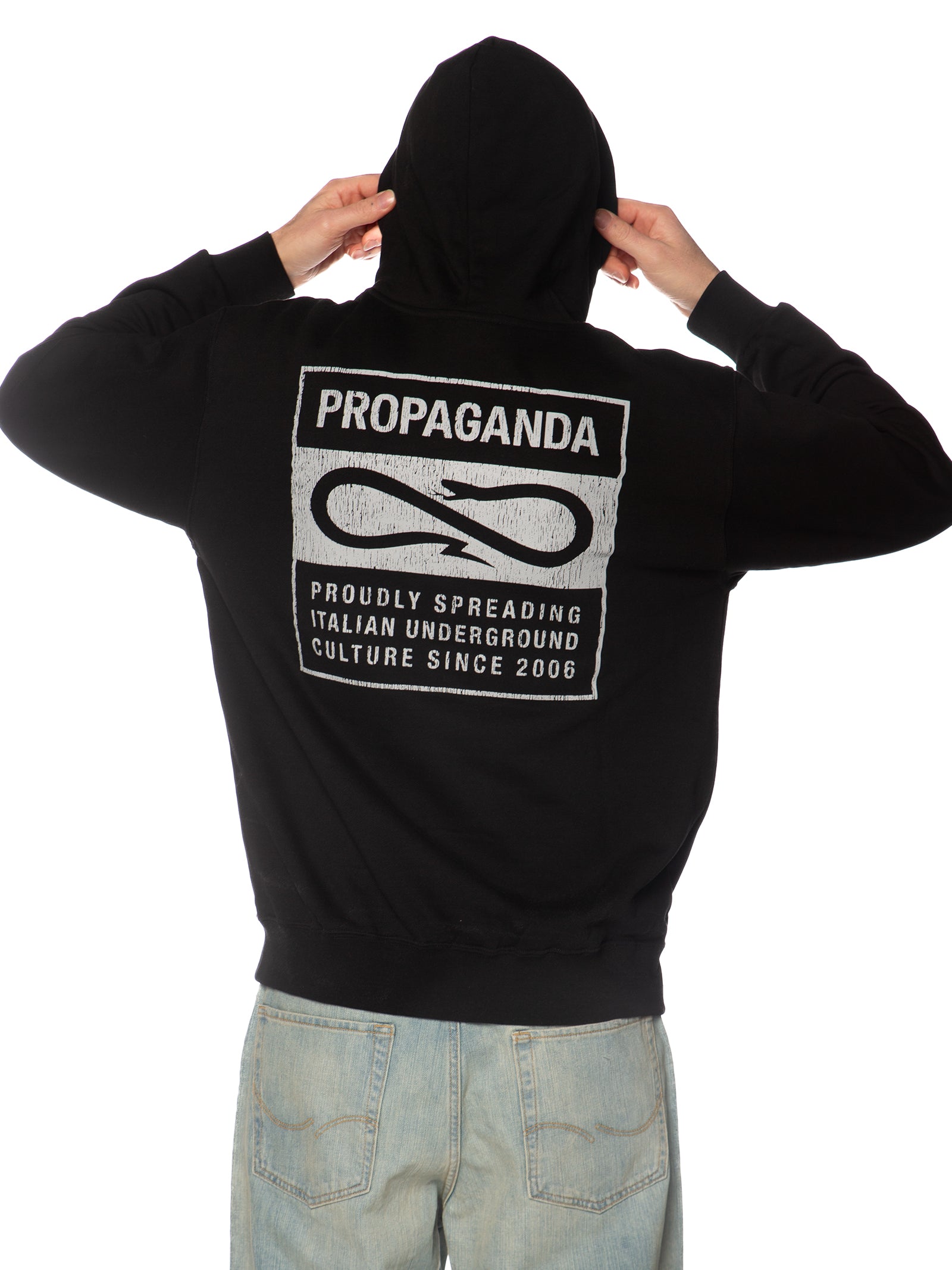 Felpa Propaganda Nero Label FE528 NERO PROPAGANDA 
