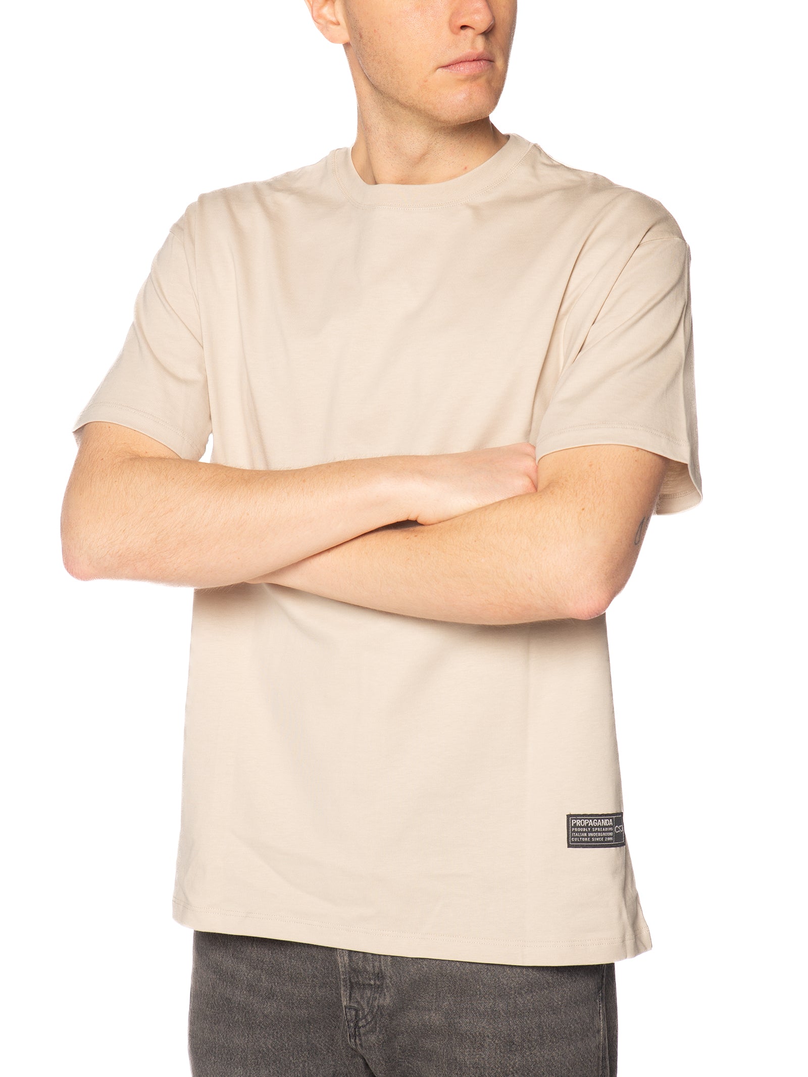 T-shirt Propaganda Beige Label rust TS651 BEIGE PROPAGANDA 