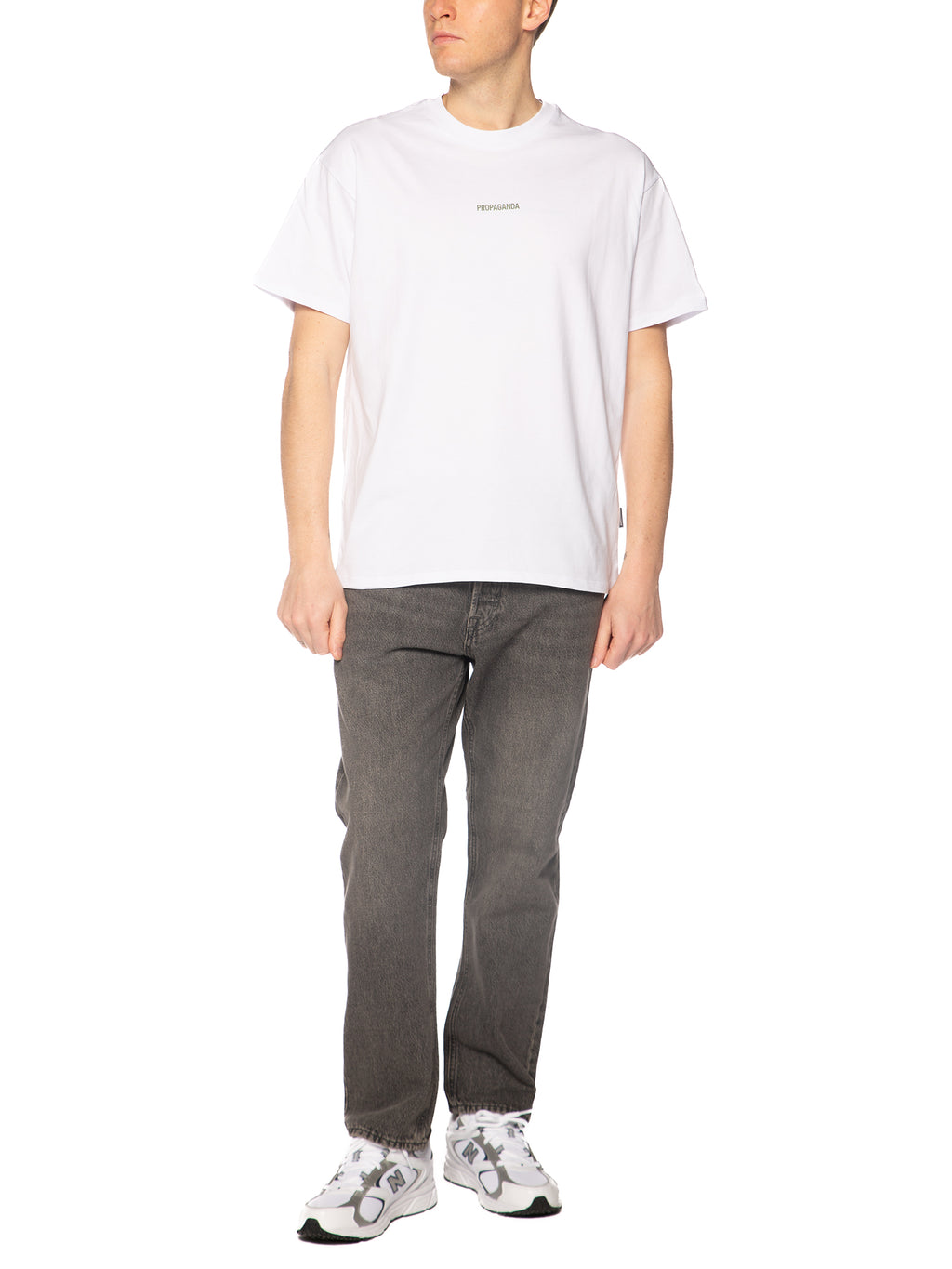 T-shirt Propaganda Bianco Ribs python TS679 BIANCO PROPAGANDA 