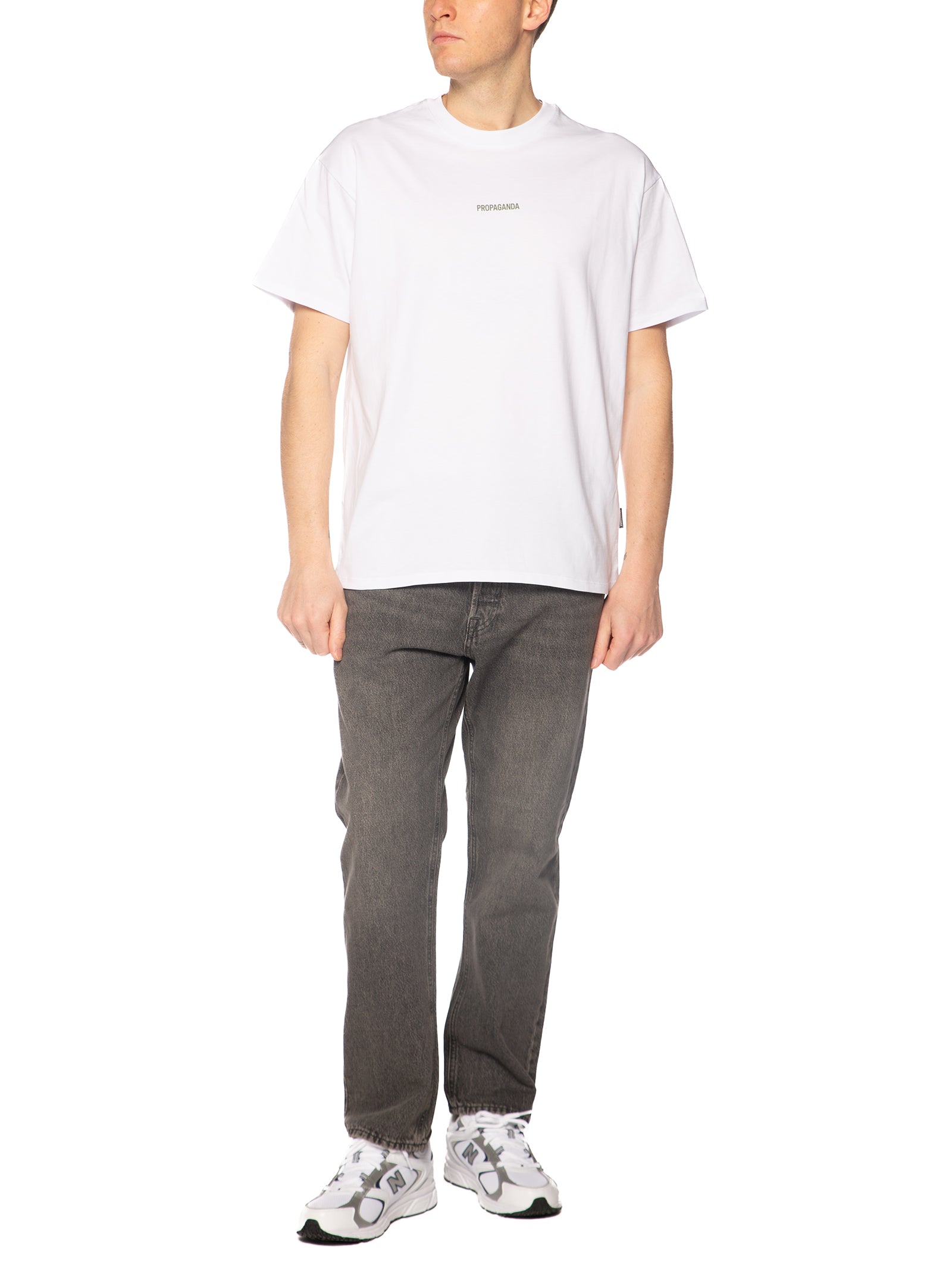 T-shirt Propaganda Bianco Ribs python TS679 BIANCO PROPAGANDA 