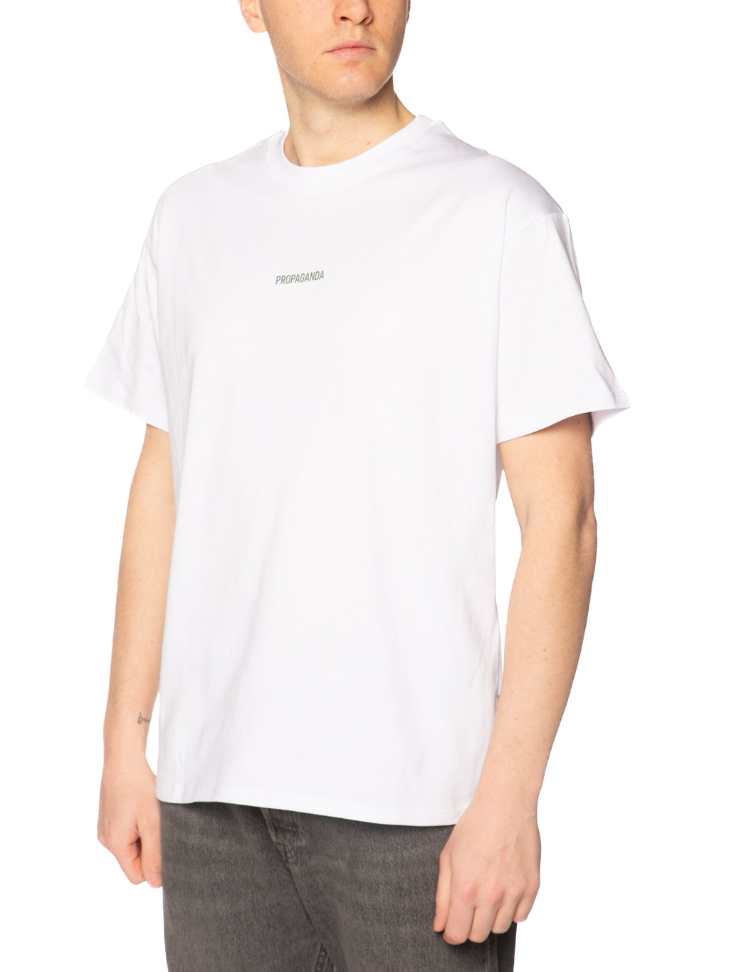 T-shirt Propaganda Bianco Ribs python TS679 BIANCO PROPAGANDA 