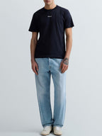 T-shirt Replay Bianco Blu logo frontale M3098 067 REPLAY 