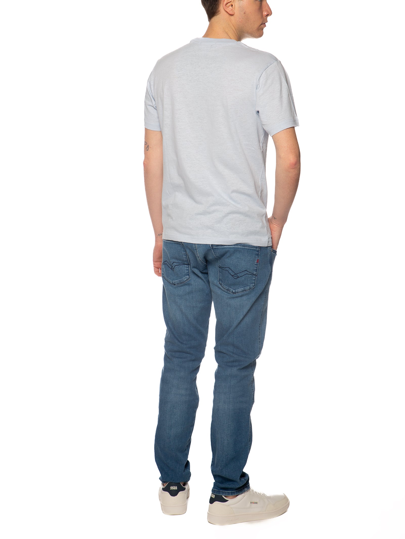 T-shirt Replay Celeste in misto lino M3415 583 REPLAY 