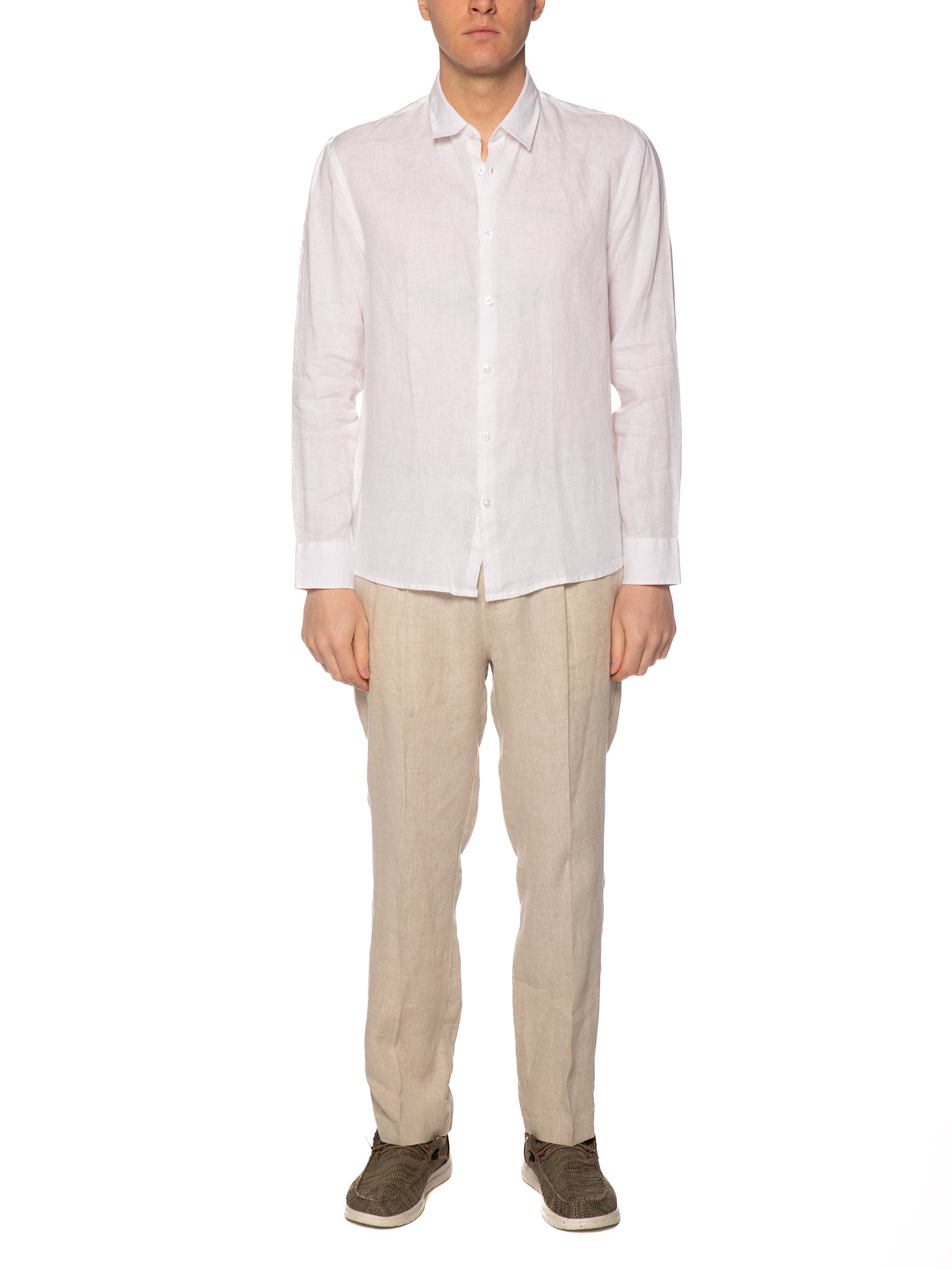 Camicia Seinse Bianco in lino CE1081 BIANCO SEINSE 