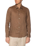 Camicia Seinse Fango in lino CE1081 FANGO SEINSE 