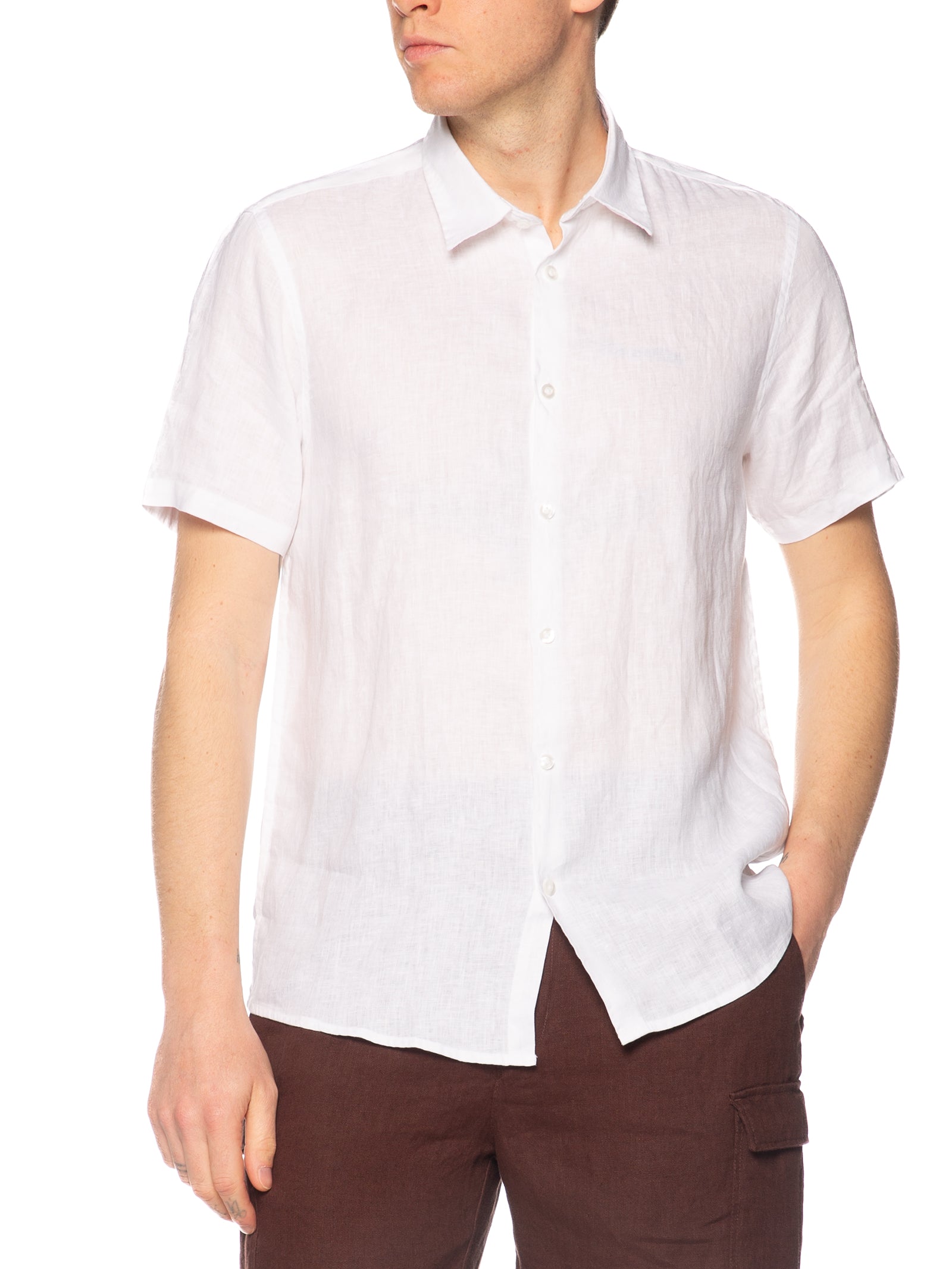 Camicia Seinse Bianco in lino CE1083 BIANCO SEINSE 