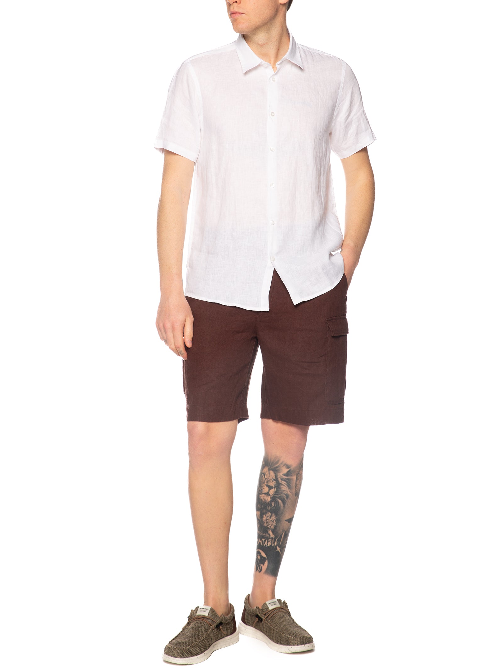 Camicia Seinse Bianco in lino CE1083 BIANCO SEINSE 