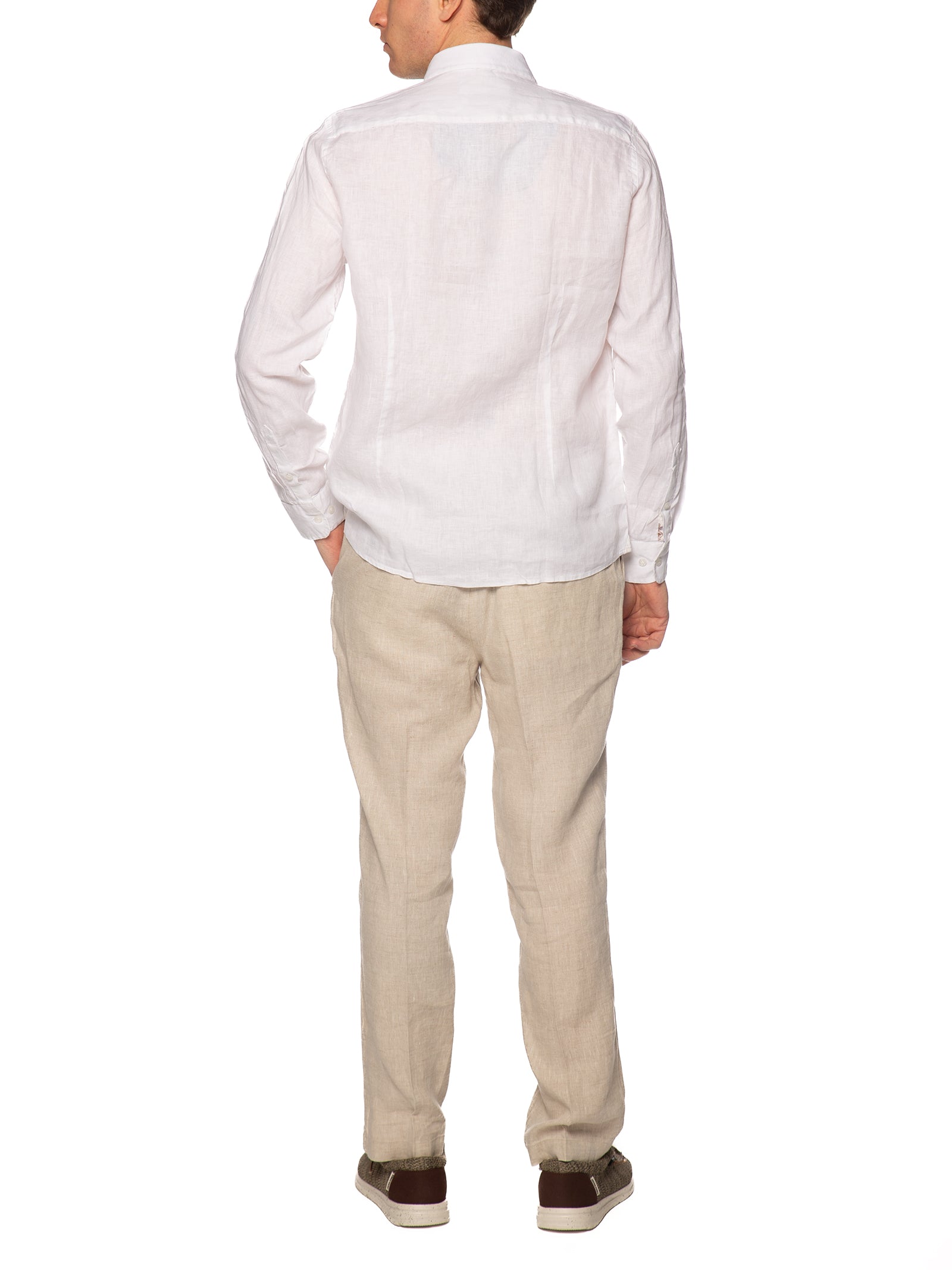 Camicia Seinse Bianco lino fiammato CE1091 BIANCO SEINSE 