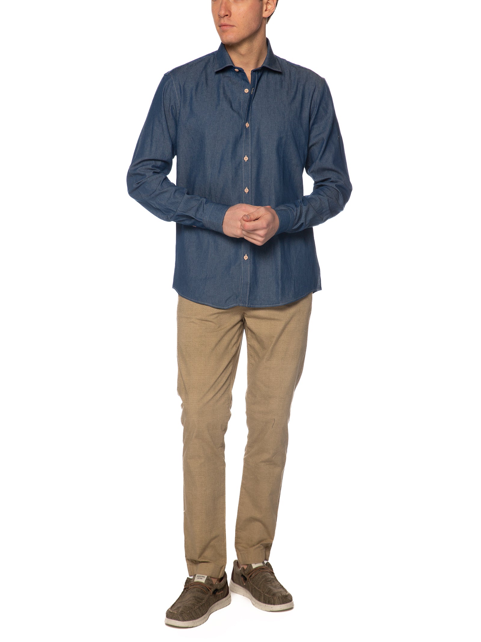 Camicia Seinse Blu chambry CE1118 BLU SEINSE 