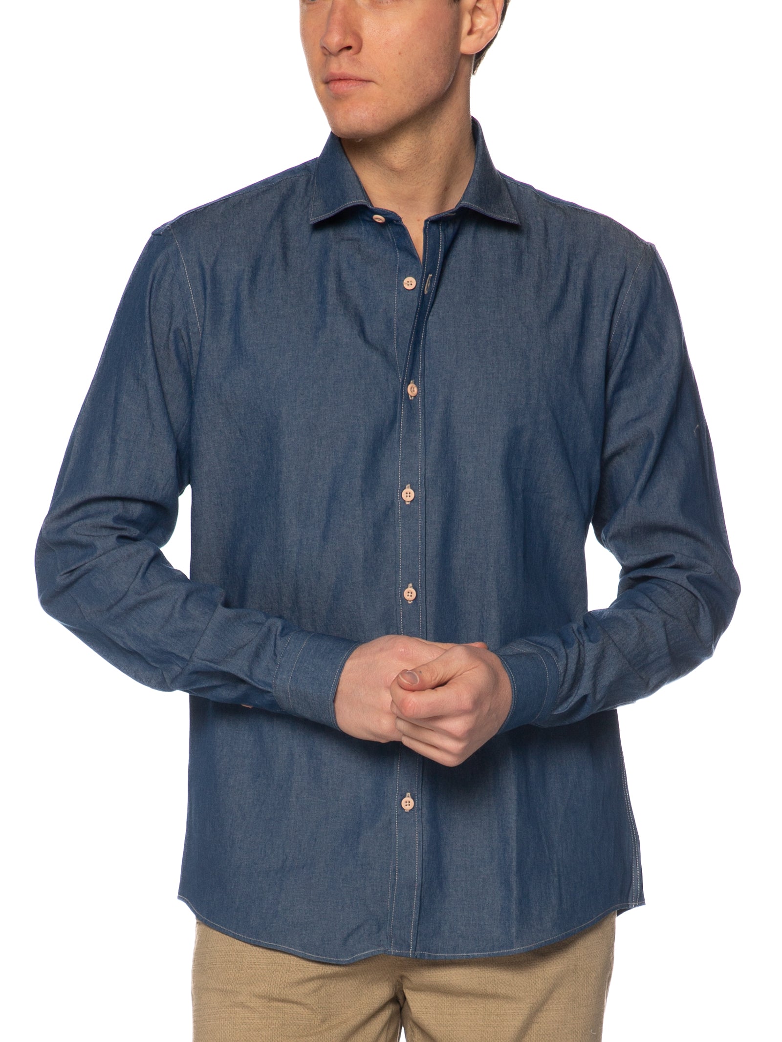 Camicia Seinse Blu chambry CE1118 BLU SEINSE 